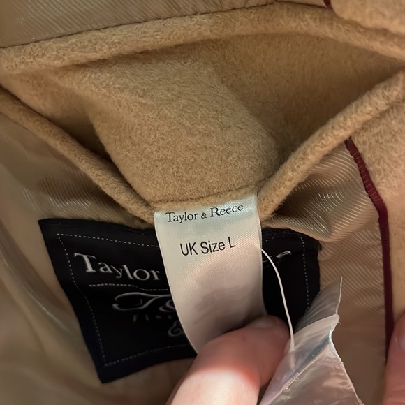 Taylor & Reece Cream wool long coat - Picture 6 of 6